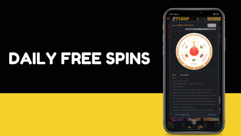 718sp free spins